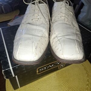 Stacy Adams Men's White Dress Shoes